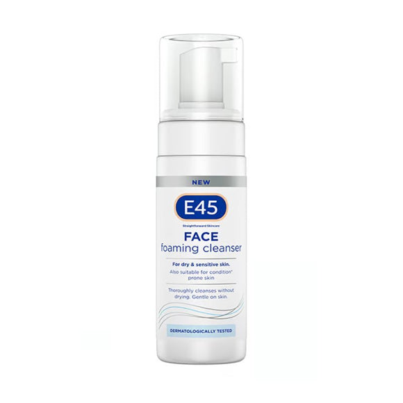 E45 Face Foaming Cleanser 150ml - O'Sullivans Pharmacy - Skincare - 7350087736884