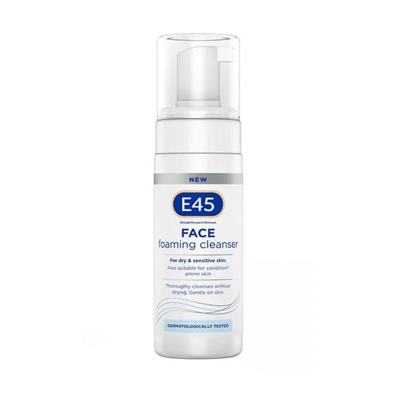 E45 Face Foaming Cleanser 150ml - O'Sullivans Pharmacy