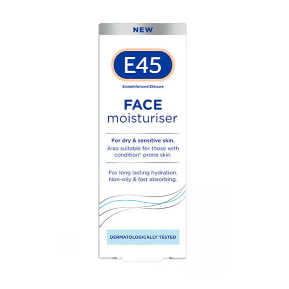E45 Face Moisturiser 50ml - O'Sullivans Pharmacy - Skincare - 5011417585375