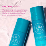 Ella & Jo Clear Skin AHA & BHA Clarifying Liquid 100ml - O'Sullivans Pharmacy