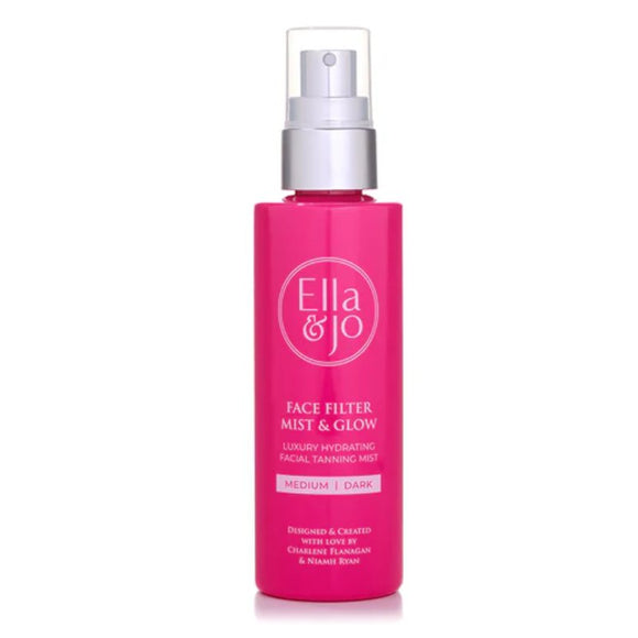 Ella & Jo Face Filter Mist & Glow Tanning Mist Medium Dark 100ml - O'Sullivans Pharmacy - Beauty - 5391544880223