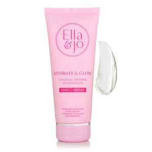 Ella & Jo Hydrate & Glow Gradual Moisturiser Light Medium 200ml - O'Sullivans Pharmacy - Beauty - 5391544880179