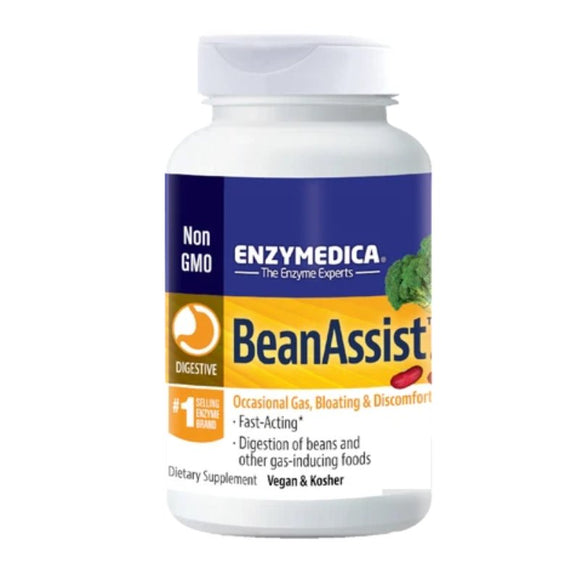 Enzymedica BeanAssist 90 Capsules - O'Sullivans Pharmacy - Vitamins - 670480310342