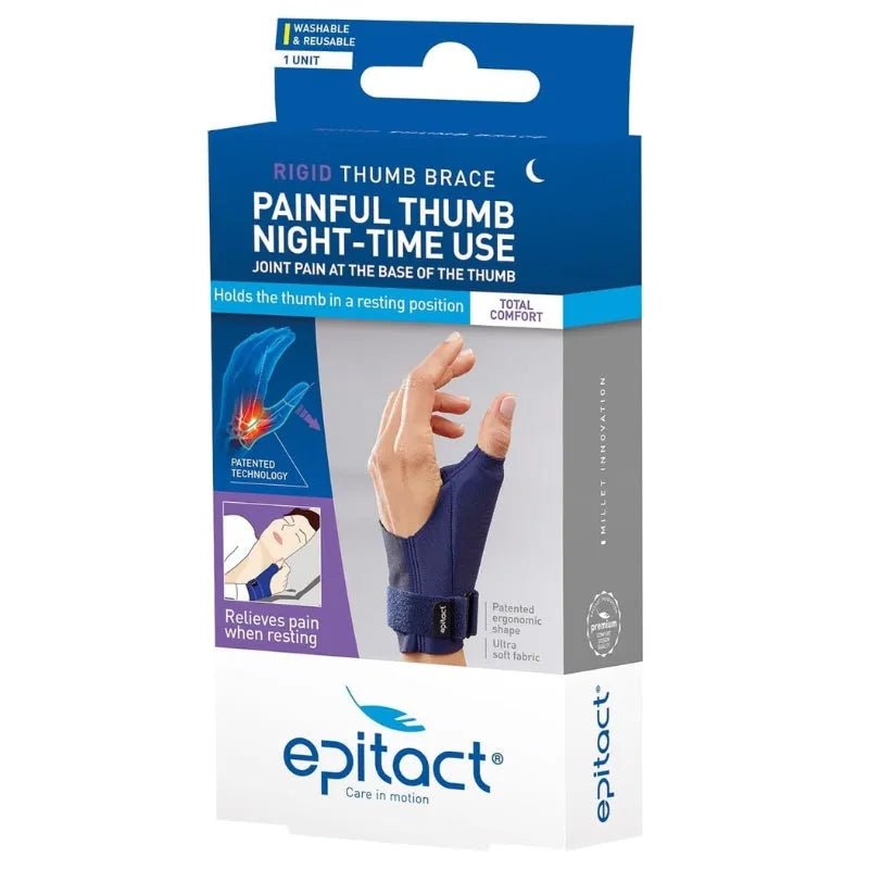 Epitact Rigid Thumb Brace Night Right Hand Large | Wrist