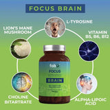 Fabu Focus Brain 60 Capsules - O'Sullivans Pharmacy - Vitamins - 3743184122799