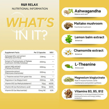 Fabu R&R Relax 60 Capsules - O'Sullivans Pharmacy