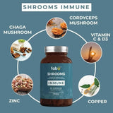 Fabu Shrooms Immune 60 Capsules - O'Sullivans Pharmacy