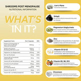 Fabu Shrooms Post Menopause 60 Capsules - O'Sullivans Pharmacy