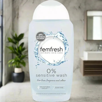 Femfresh 0% Sensitive Intimate Wash 250ml - O'Sullivans Pharmacy