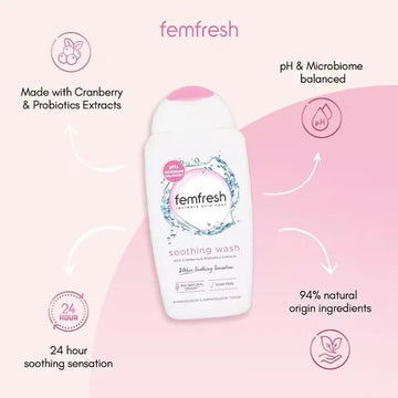 Femfresh Intimate Skin Care Ultimate Care Soothing Wash 250ml - O'Sullivans Pharmacy