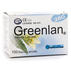 Finetest Greenlan Needle Lancets 28G Pack 100 - O'Sullivans Pharmacy - Medicines & Health - 8809121330810