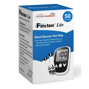 Finetest Lite Blood Glucose Test 50 Strips - O'Sullivans Pharmacy - Medicines & Health - 8809115907455