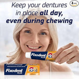 Fixodent Plus Unbeatable Bite No Flavour Denture Adhesive 40g - O'Sullivans Pharmacy