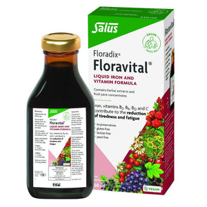 Floradix Floravital Liquid Iron And Vitamin Formula 250ml - O'Sullivans Pharmacy - Vitamins - 4004148017179