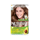 Garnier Nutrisse Creme Permanent Hair Colour Light Brown 6 - O'Sullivans Pharmacy