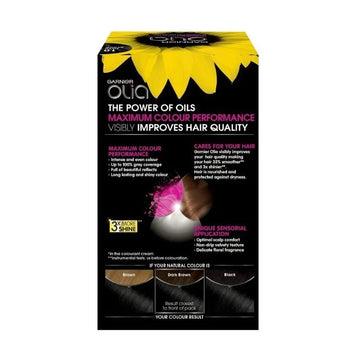 Garnier Olia 1.0 Deep Black Permanent Hair Colour - O'Sullivans Pharmacy