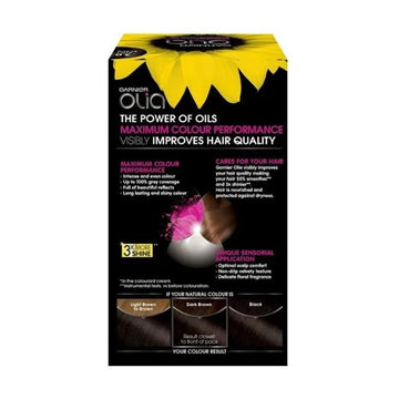 Garnier Olia 3.0 Soft Black Permanent Hair Colour - O'Sullivans Pharmacy