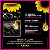 Garnier Olia 1.0 Deep Black Permanent Hair Colour-O Sullivans Pharmacy
