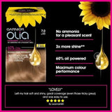 Garnier Olia 7.0 Dark Blonde Permanent Hair Colour - O'Sullivans Pharmacy