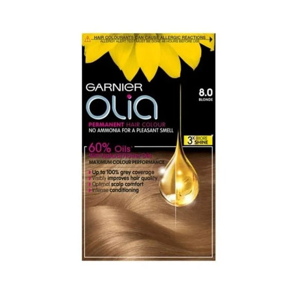 Garnier Olia 8.0 Blonde Permanent Hair Colour - O'Sullivans Pharmacy