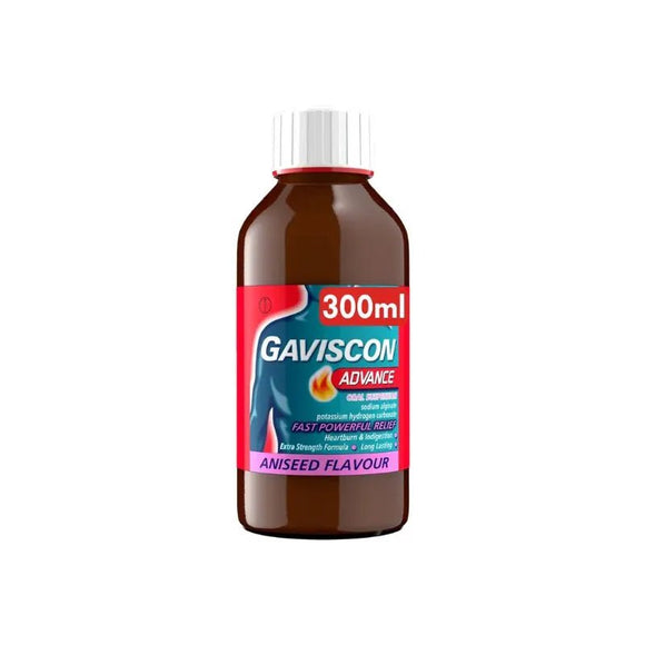 Gaviscon Advance Aniseed Liquid 300ml - O'Sullivans Pharmacy