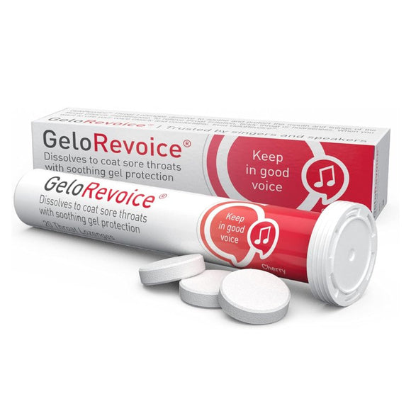 GeloRevoice Cherry 20 Lozenges - O'Sullivans Pharmacy - Medicines & Health - 5000477718182