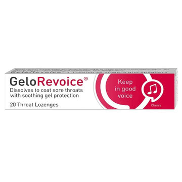 GeloRevoice Cherry 20 Lozenges - O'Sullivans Pharmacy