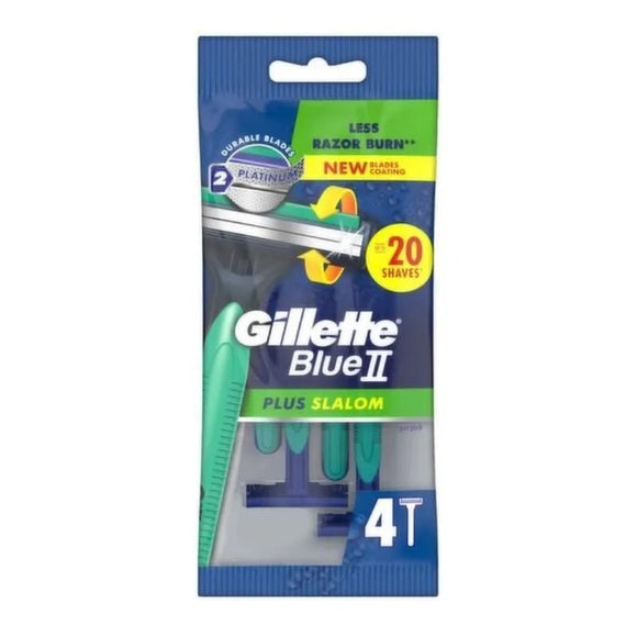 Gillette Blue Il Plus For Men Disposable Razors 4 Pack - O'Sullivans Pharmacy