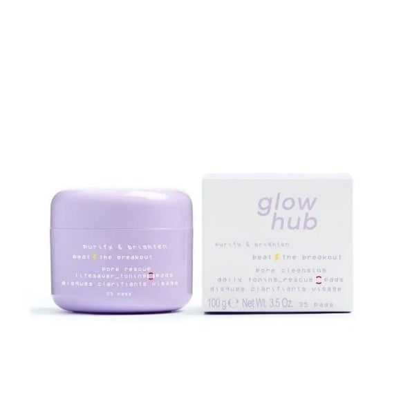 Glow Hub Purify & Brighten Toning Pads 35pk - O'Sullivans Pharmacy