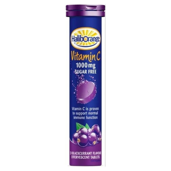 Haliborange Effervescent Vitamin C Blackcurrant Tablets 20 Pack - O'Sullivans Pharmacy