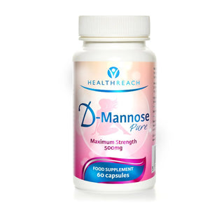 Health Reach D-Mannose Capsules Urinary Health 60 Capsules - O'Sullivans Pharmacy - Vitamins - 5390862000702