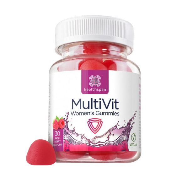 Healthspan Vegan Women's MultiVit Gummies 30 Pack - O'Sullivans Pharmacy - Vitamins - 5056169113261