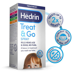 Hedrin Treat And Go Spray 60ml - O'Sullivans Pharmacy - Toiletries - 5011309711813