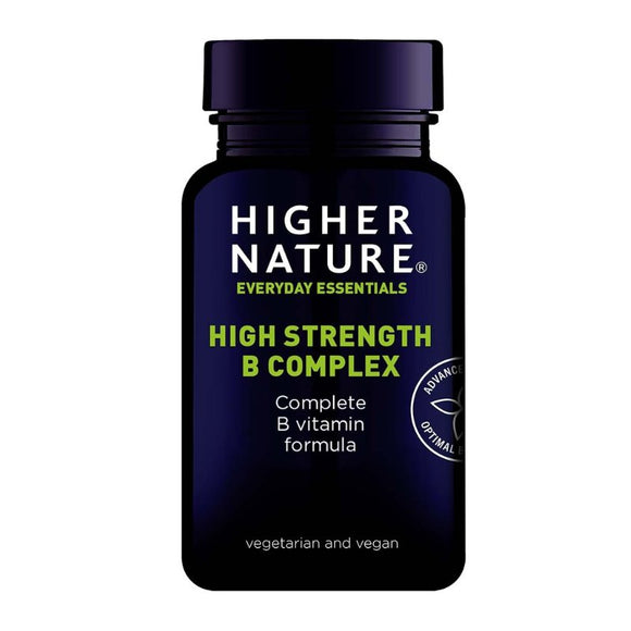 Higher Nature High Strength B Complex 90 Capsules - O'Sullivans Pharmacy - Vitamins - 5031013108853