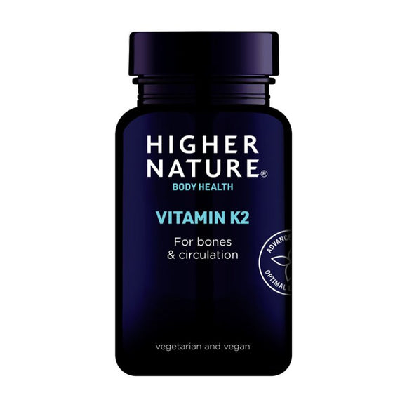 Higher Nature Vitamin K2 60 Tablets - O'Sullivans Pharmacy - Vitamins - 5031013105722
