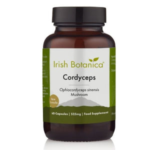 Irish Botanica Organic Mushroom Cordyceps 622mg 60 Capsules - O'Sullivans Pharmacy - Vitamins - 5391500075151