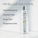ISDIN Micellar Solution 4 In 1 Hydrating Facial Cleansing 400ml - O'Sullivans Pharmacy