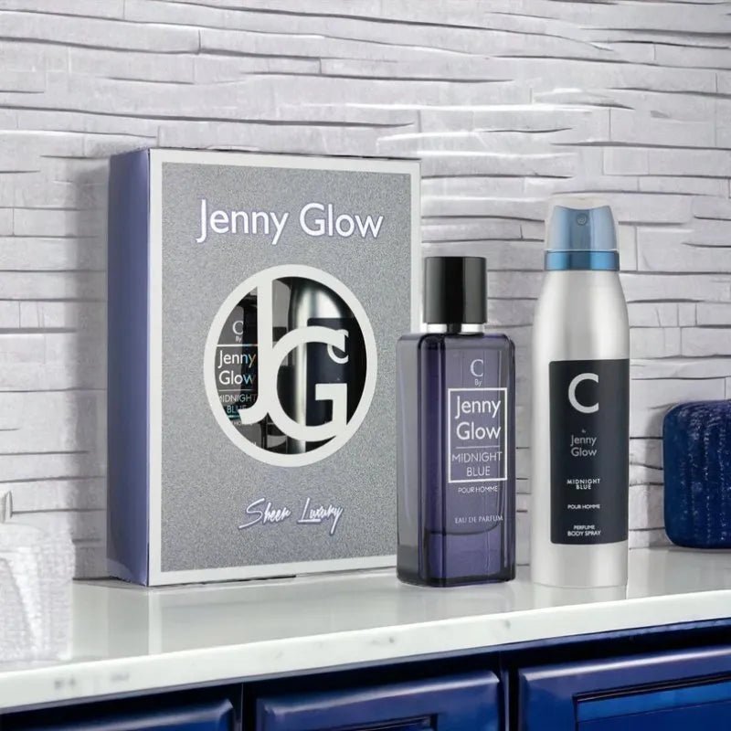 Jenny Glow Midnight Blue Pour Homme | Two Piece Gift Set