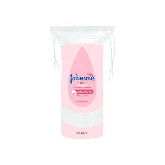 Johnsons Baby Cotton Pads 50 Pack - O'Sullivans Pharmacy