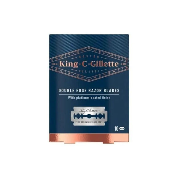King C Gillette Double Edge Razor Blades 10 Pack - O'Sullivans Pharmacy