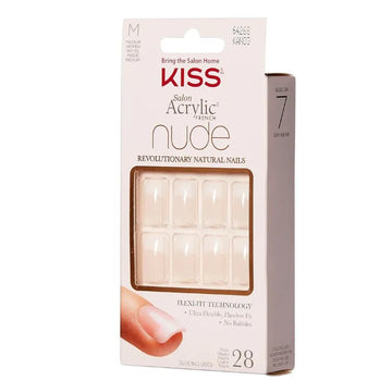 Kiss Acrylic French Nude 28 Pack - O'Sullivans Pharmacy