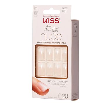 Kiss Acrylic French Nude 28 Pack