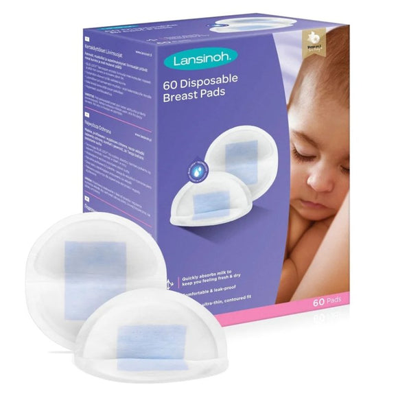 Lansinoh Disposable Breast Pads 60 Pack - O'Sullivans Pharmacy - Mother & Baby - 5060062991000