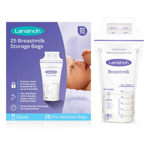 Lansinoh Milk Storage Bags 25 Pack - O'Sullivans Pharmacy - Mother & Baby - 5060062994353