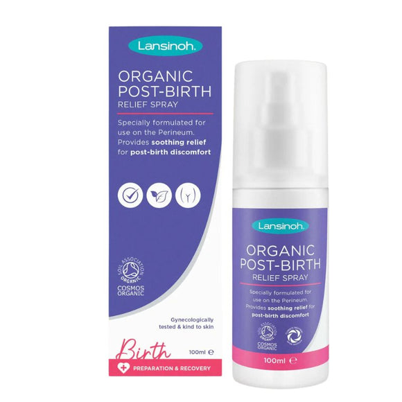 Lansinoh Organic Post - Birth Relief Spray 100ml - O'Sullivans Pharmacy - Mother & Baby - 5060420232660