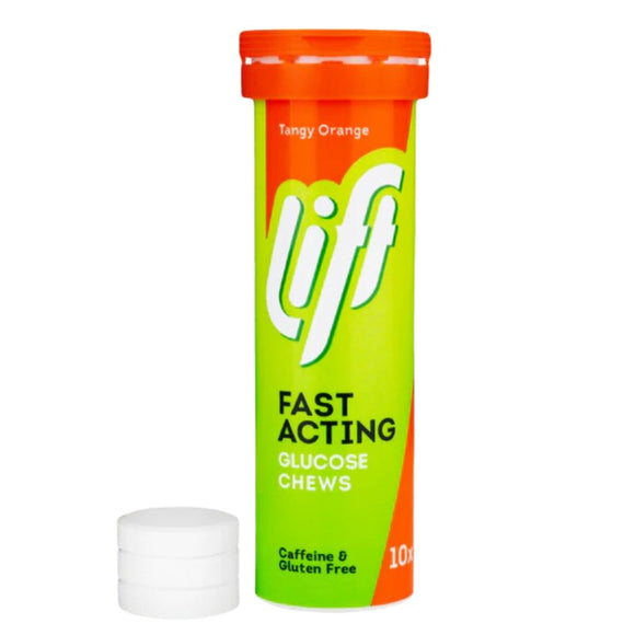 Lift Fast Acting Glucose Chews Orange 10 Pack - O'Sullivans Pharmacy - Vitamins - 5016973991035