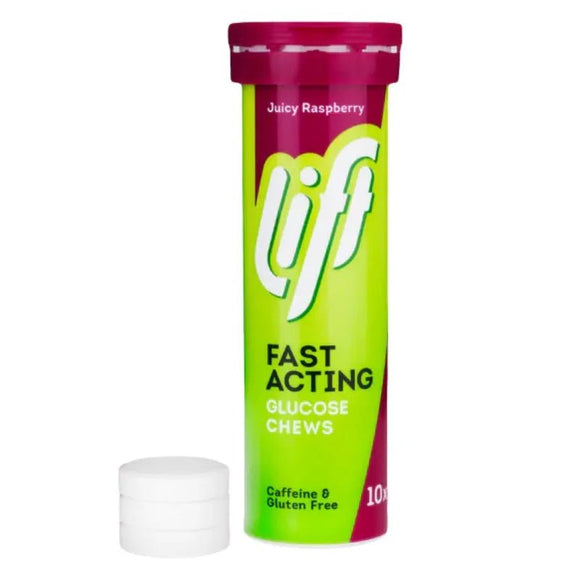 Lift Fast Acting Glucose Chews Raspberry 10 Pack - O'Sullivans Pharmacy