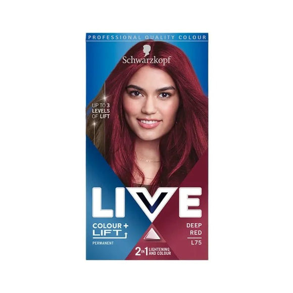 Live Intense Colour And Lift Deep Red L75 Hair Colour - O'Sullivans Pharmacy