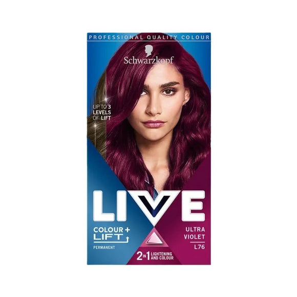 Live Intense Colour And Lift Ultra Violet L76 Hair Colour - O'Sullivans Pharmacy