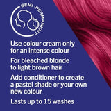 Live Ultra Brights Raspberry Rebel 91 Hair Colour - O'Sullivans Pharmacy